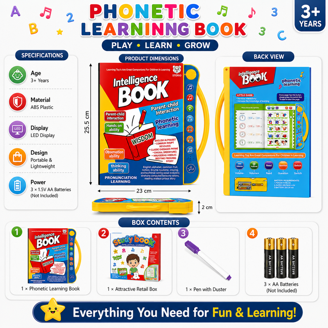 Intelligence Book Sound Book for Children